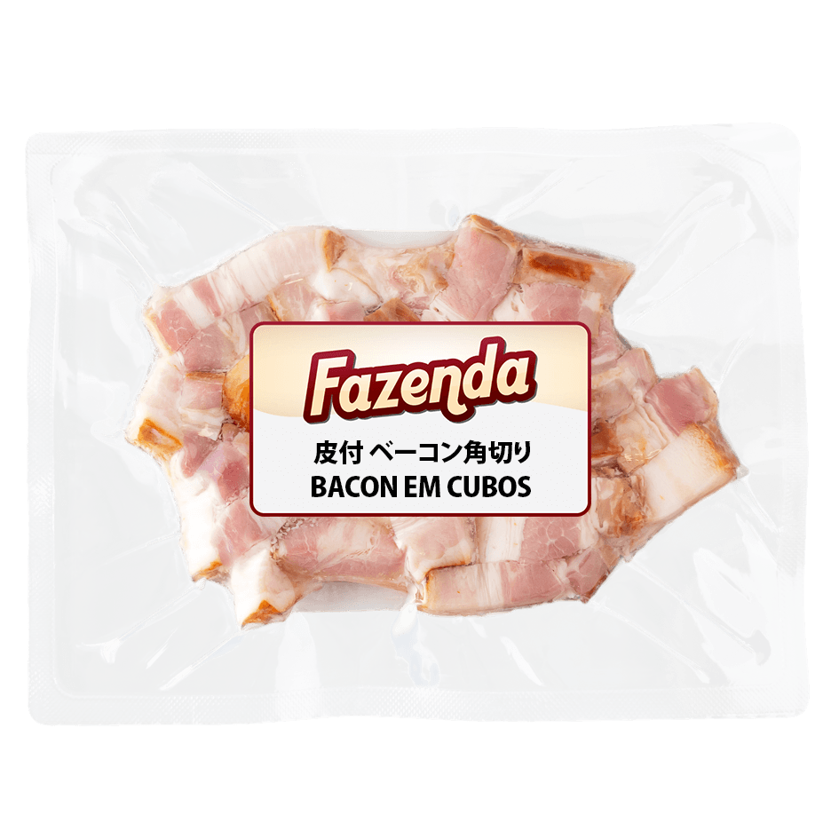 Bacon com Couro em Cubos