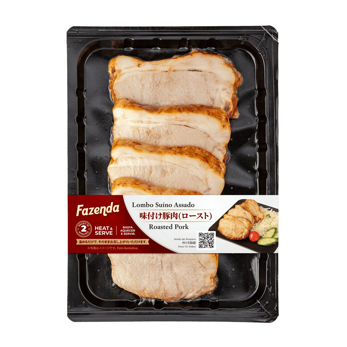 Lombo Suíno Assado Fatiado